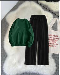 Green and black Winter (track suit)