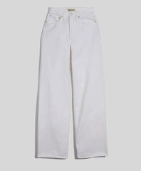 WHITE WIDE LEG JEANS
