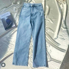SKY BLUE WIDE LEG JEANS