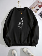 Black sweatshirt