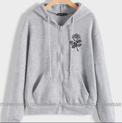 zipper pocket flower