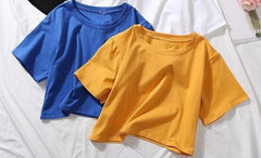 PLAIN CROP TEES