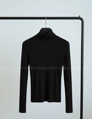 Black high neck