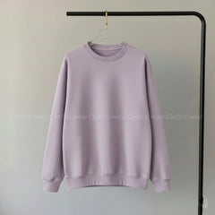 Lilac plain sweatshirt