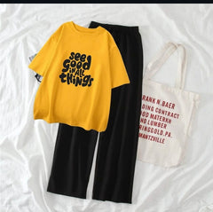 SeE gOoD iN aLL tHiNgS yellow shirt (track suit)