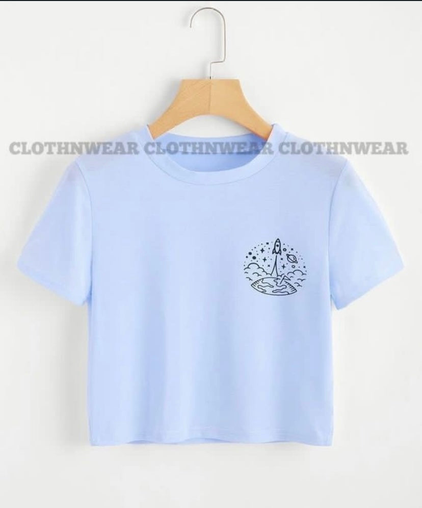 🚀 🪐 CROP TEES