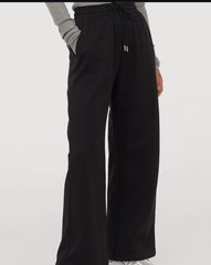 Black flapper trouser