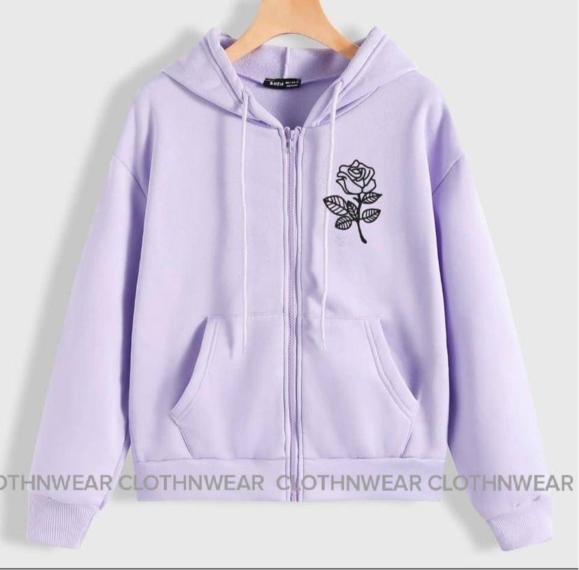 zipper pocket flower