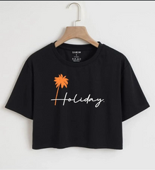 Holiday CROP TEES