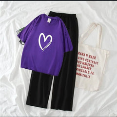 White heart 💟 (track suit)