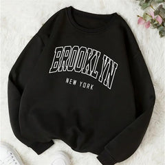 black round neck sweatshirt