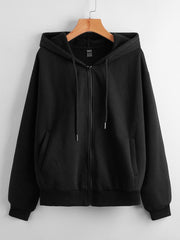 Black plain zipper