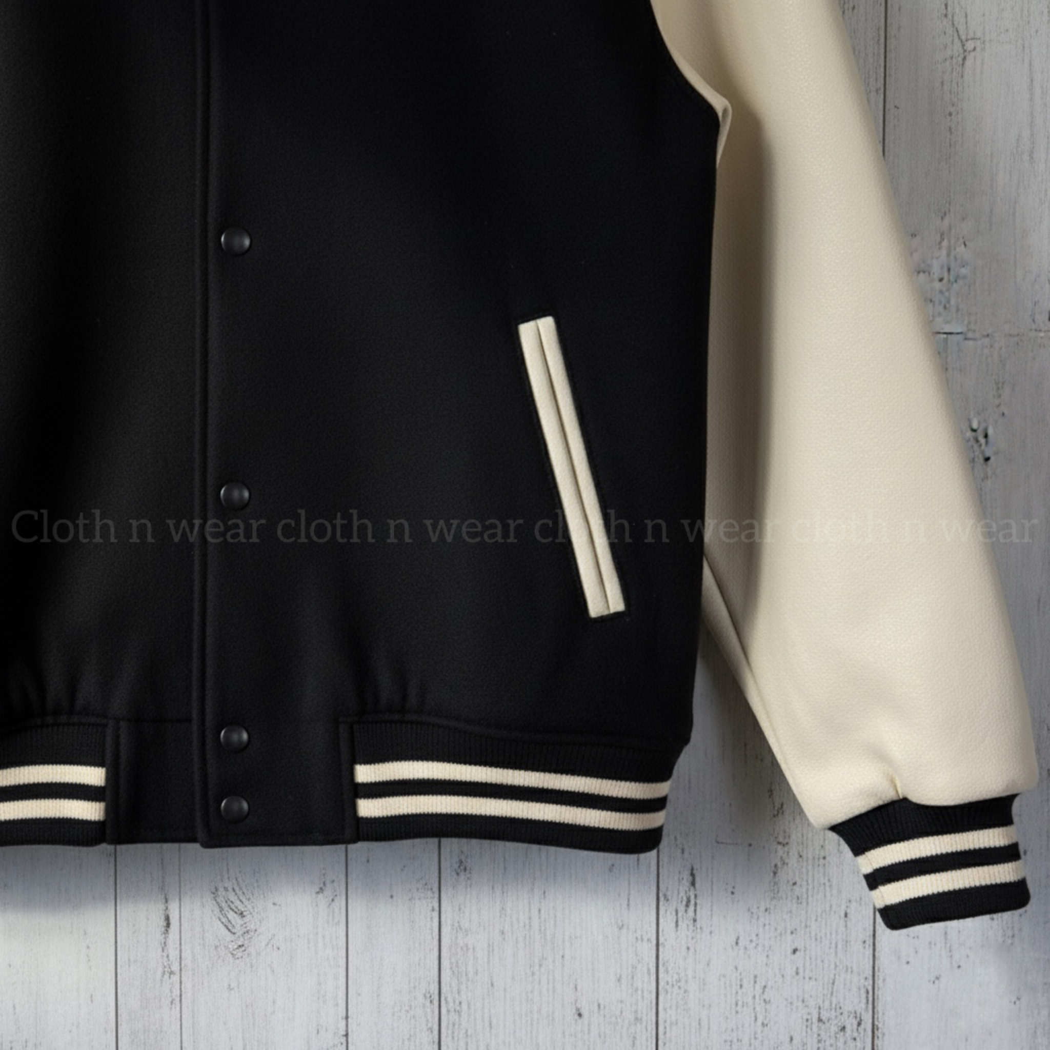Black baseball jacket