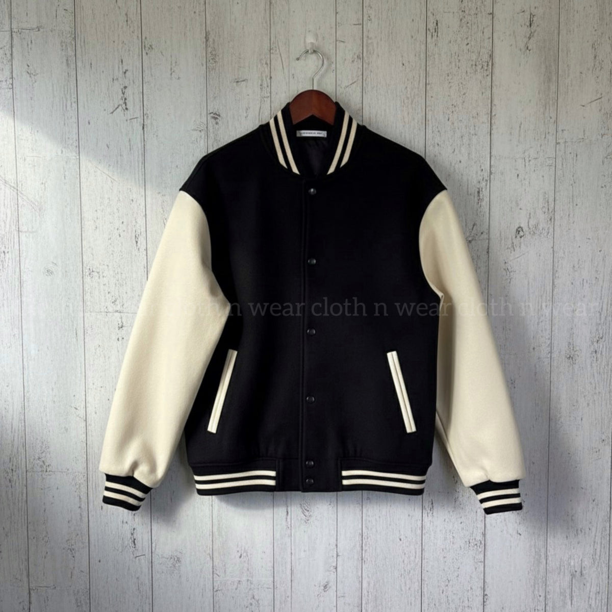 Black baseball jacket