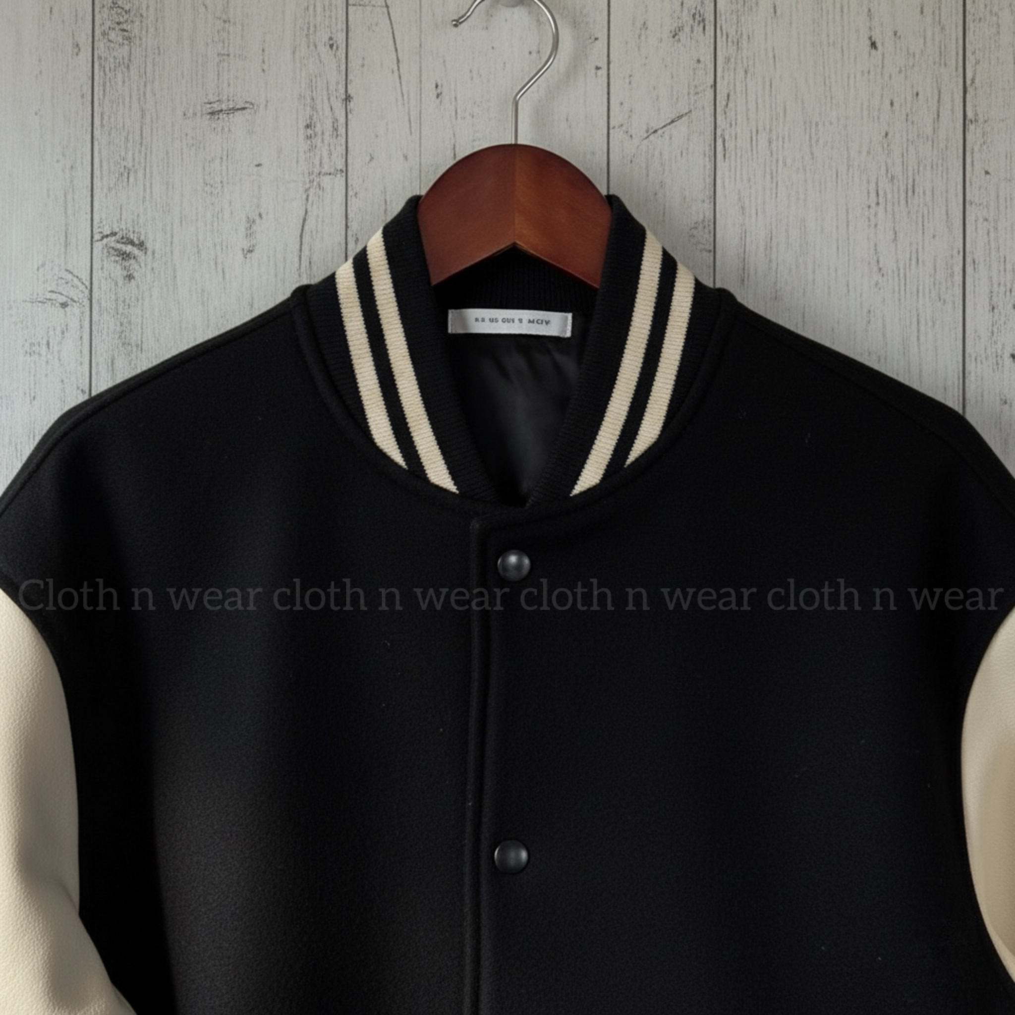 Black baseball jacket