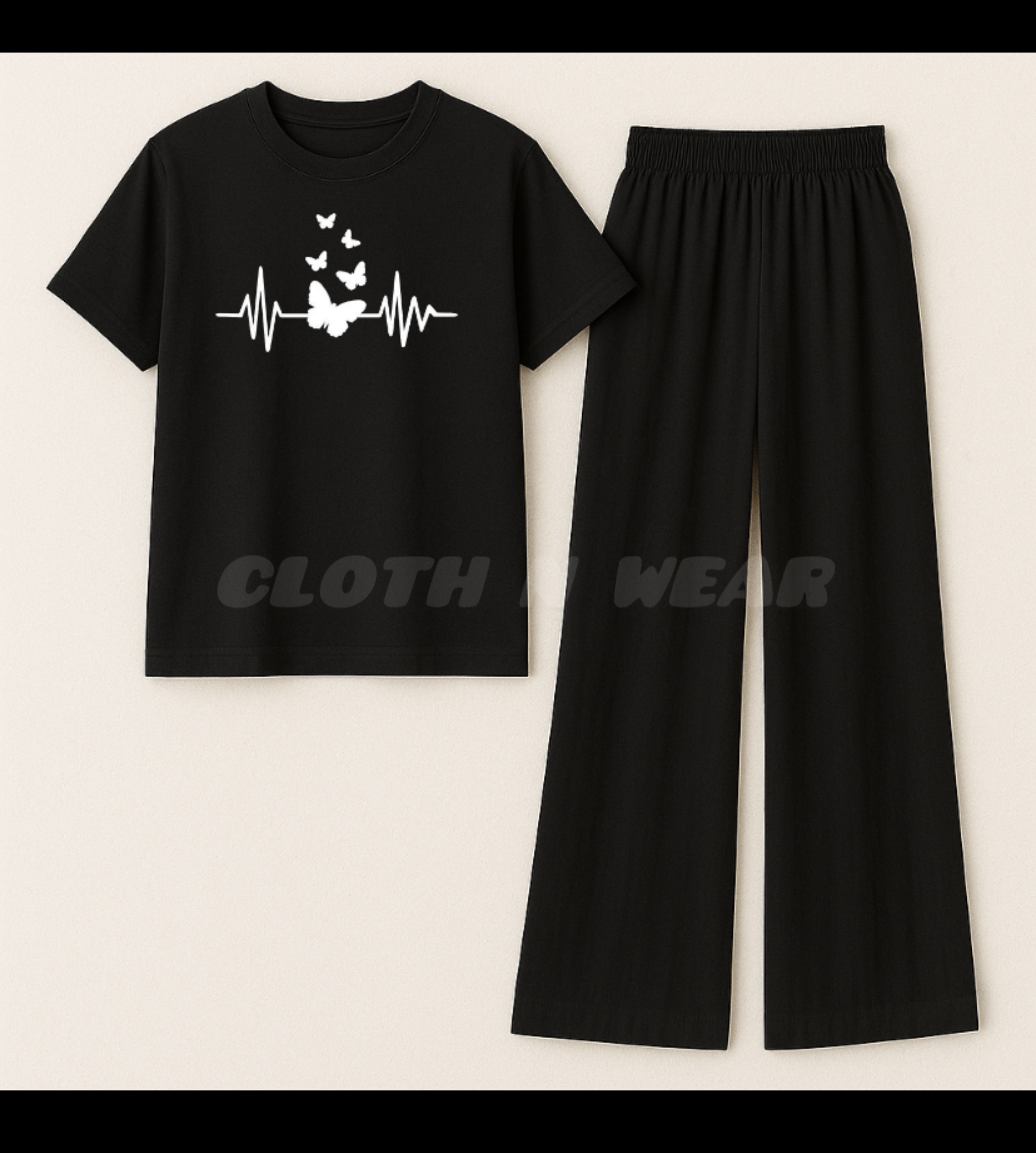 Tracksuit available in 3 colours ( butterfly heartbeat print)