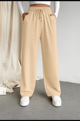 Beige flapper trouser